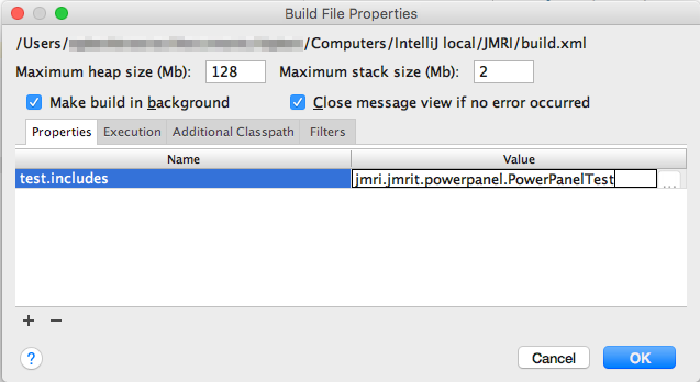 IntelliJ Ant Property