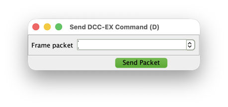 Send DCC-EX Command