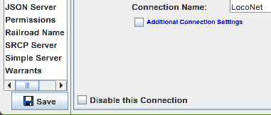 The "Save"
              button at the lower left corner of the "Preferences"
              window.