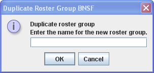 roster group duplicate