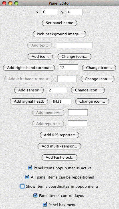 Capture d'écran de l'éditeur de palettes